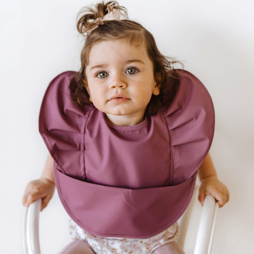 Mauve | Snuggle Bib Waterproof (4368029974590)