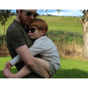 Sustainable Sunglasses Kid and Adult - Light Blue