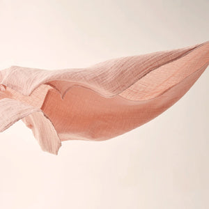 Pre-Washed Large Muslin Swaddle - Blush