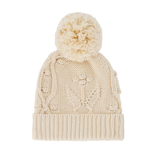 Vivienne Knitted Beanie - Berry Cloud