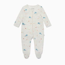 Load image into Gallery viewer, Whale Zip-Up Sleepsuit
