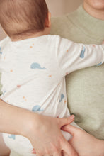 Load image into Gallery viewer, Whale Zip-Up Sleepsuit