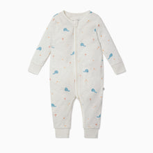 Load image into Gallery viewer, Whale Zip-Up Sleepsuit