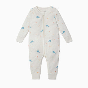 Whale Zip-Up Sleepsuit