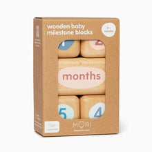 將圖片載入圖庫檢視器 Wooden Baby Milestone Blocks