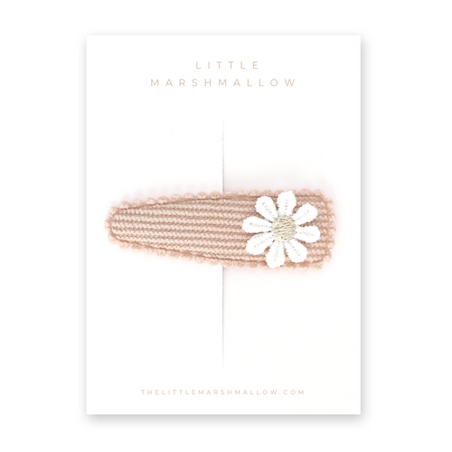 DAISY CLIP // BEIGE CORDUROY