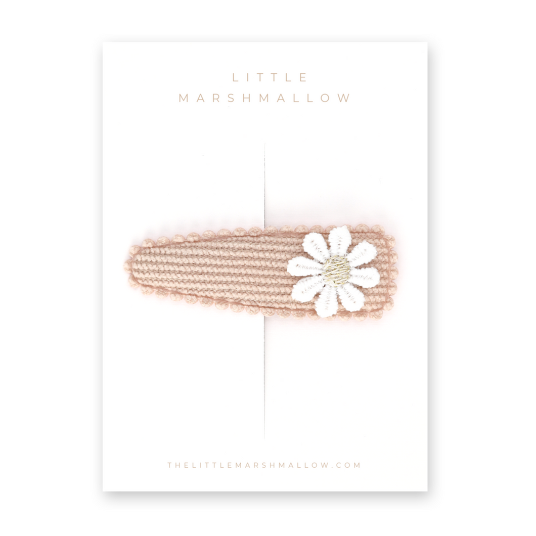 DAISY CLIP // BEIGE CORDUROY