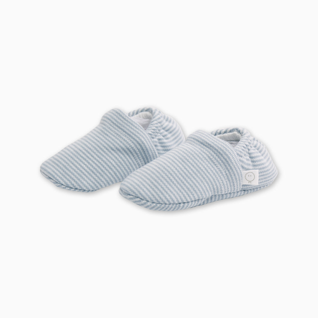 Baby Booties - Blue Stripe