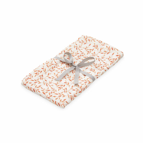 CamCam Copenhagen Nursery Swaddle - GOTS Caramel Leaves