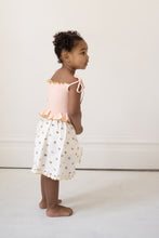Load image into Gallery viewer, smocked crop blouse - peach
