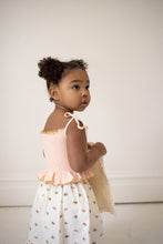 將圖片載入圖庫檢視器 smocked crop blouse - peach