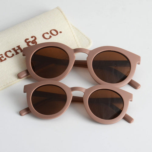 Grech&Co Eyewear Child Sustainable Sunglasses Kid and Adult - Burlwood