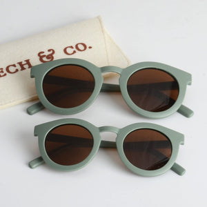 Grech&Co Eyewear Child Sustainable Sunglasses Kid and Adult - Fern