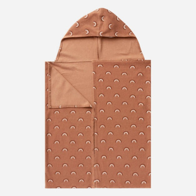 hooded towel | rainbows