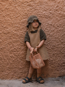 Olive Terry Boxy T-Shirt