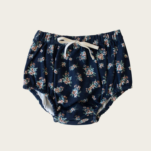 Jamie Kay Bottom 3-6m Organic Cotton Bloomer - Sapphire Floral