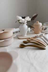 Jamie Kay Nursing & Feeding Spoon & Fork Set - Honey