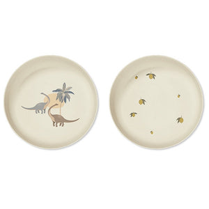 2 PACK BOWL - LEMON/DINO