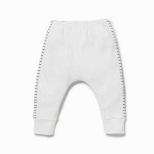 Yoga Pants - Grey Stripe/white (4423123337278)