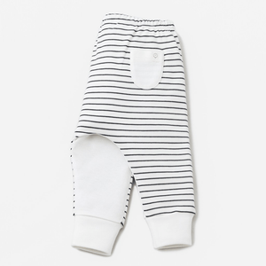 Yoga Pants - Grey Stripe/white (4423123337278)