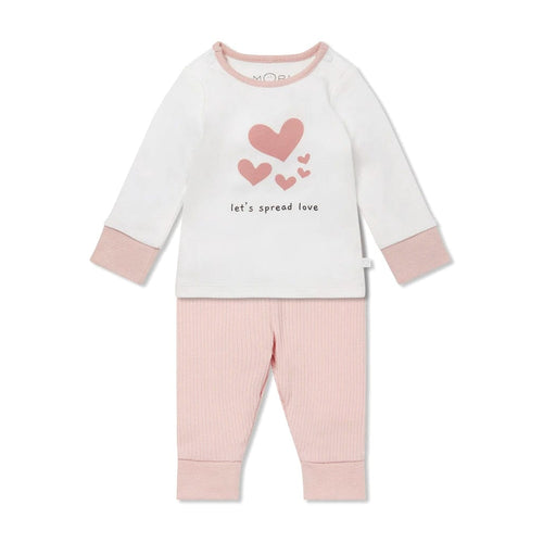 MORI Sleepsuit 12-18m Spread Love Pyjamas