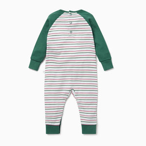 MORI Sleepsuit Sleepy Bear Back Opening Sleepsuit