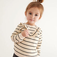 將圖片載入圖庫檢視器 MORI Top Striped Frilled Sweatshirt