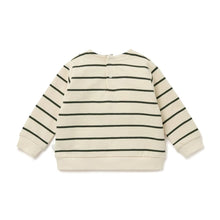 Load image into Gallery viewer, MORI Top Striped Frilled Sweatshirt