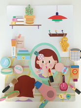 Load image into Gallery viewer, Creative Play Bath Stickers &amp; Poster Set - Makeup
