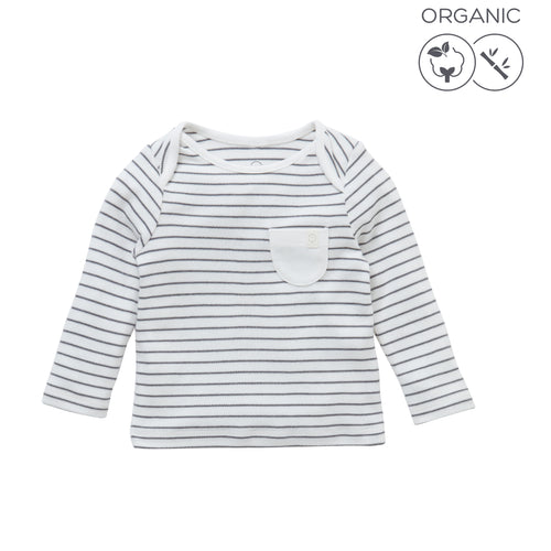 Everyday Long Sleeve T-Shirt - Grey Stripe (4426017996862)