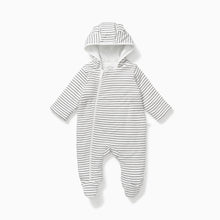 Load image into Gallery viewer, Pramsuit - Grey stripe