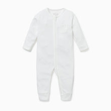 Load image into Gallery viewer, Clever Zip Sleepsuit - White