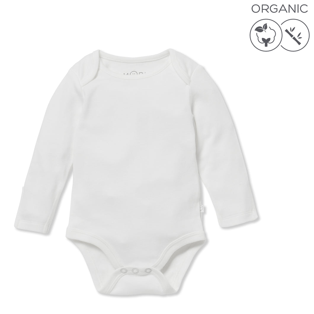 Long sleeve bodysuit - White (4423080542270)