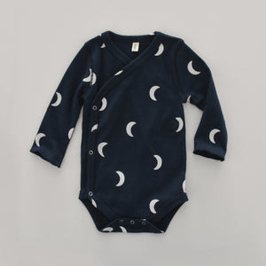 Midnight Wrapover Bodysuit Navy (4453083217982)