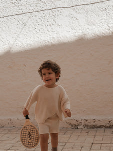 Oat Knitted Shorts