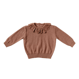 Petal Knit Sweater | clay