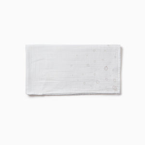 Pre-Washed Large Muslin Swaddle - White