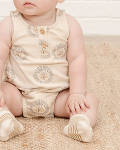 Quincy Mae Bodysuit SLEEVELESS BUBBLE | LIONS