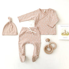 Load image into Gallery viewer, Quincy Mae Sleepsuit Wrap Top + Pant Set | petal