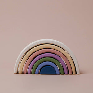 Arcs White Outside, Colorful Inside