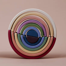 Load image into Gallery viewer, Arcs White Outside, Colorful Inside