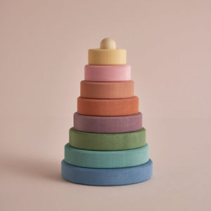 Raduga Grez Toy Stacking Tower Earth Pastel