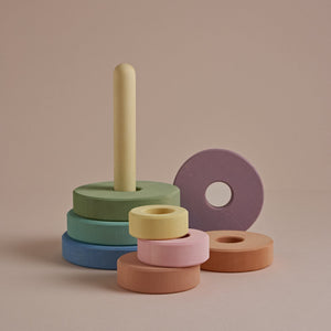 Raduga Grez Toy Stacking Tower Earth Pastel