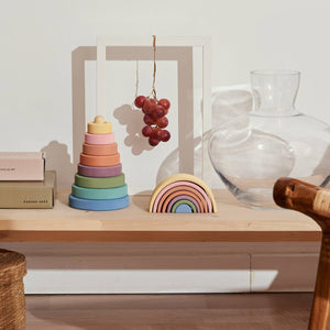 Raduga Grez Toy Stacking Tower Earth Pastel