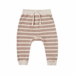 Rylee+Cru Bottom 12-18m terry sweatpant || amber stripe