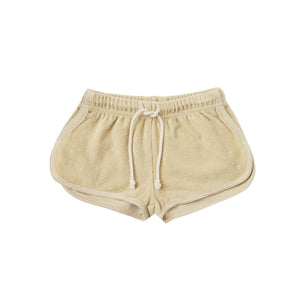 Rylee+Cru Bottom 12-18m terry track short || butter