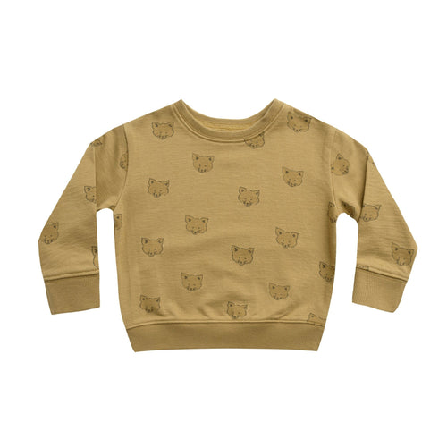 Rylee+Cru Top 12-18m SWEATSHIRT || COYOTE