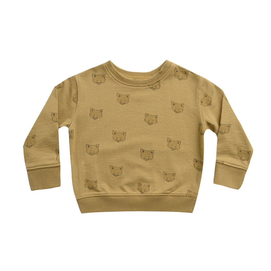Rylee+Cru Top 12-18m SWEATSHIRT || COYOTE