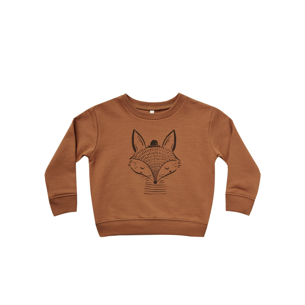 Rylee+Cru Top 6-12m sweatshirt || fox