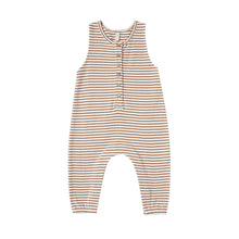 Load image into Gallery viewer, Sleeveless Jumpsuit | rust stripe (4427133091902)